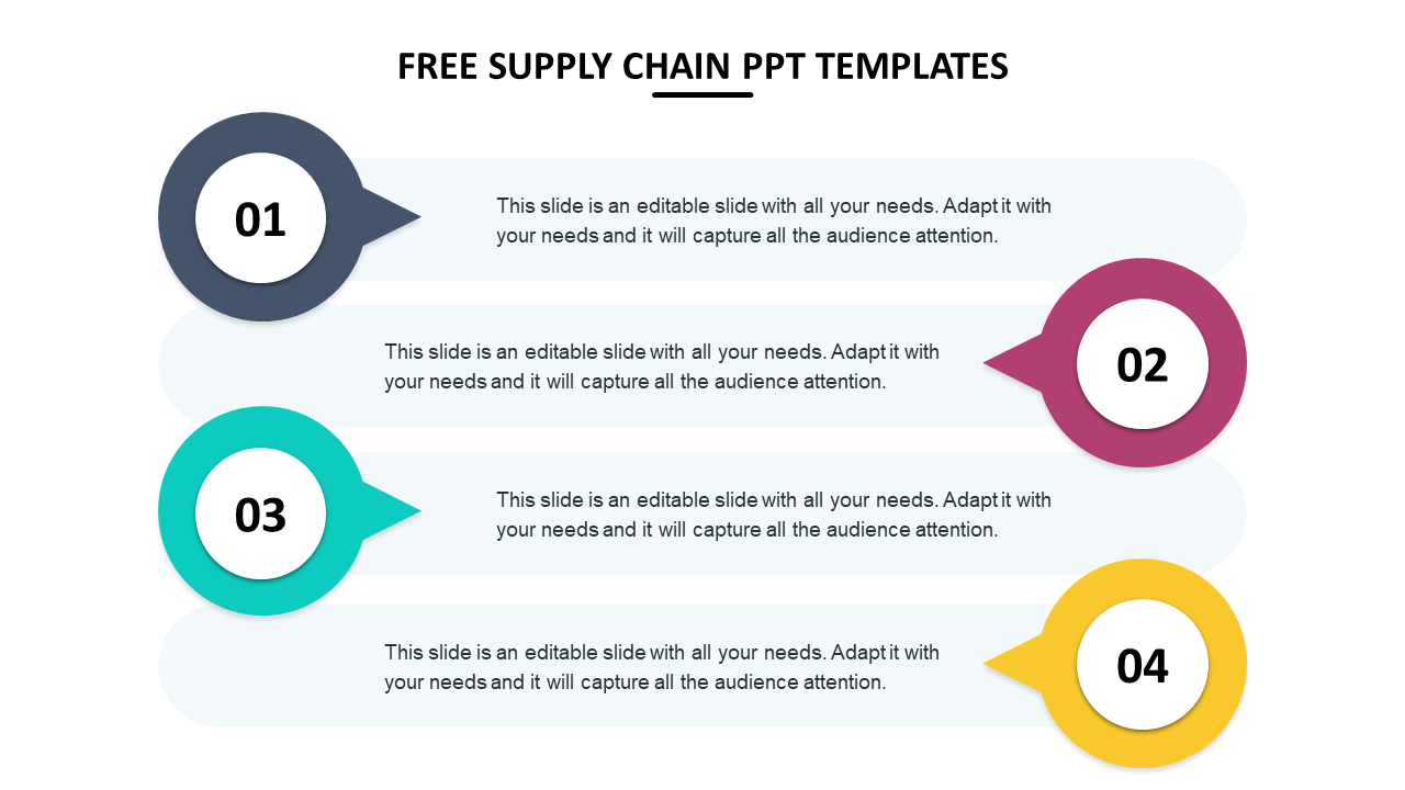 free supply chain ppt templates